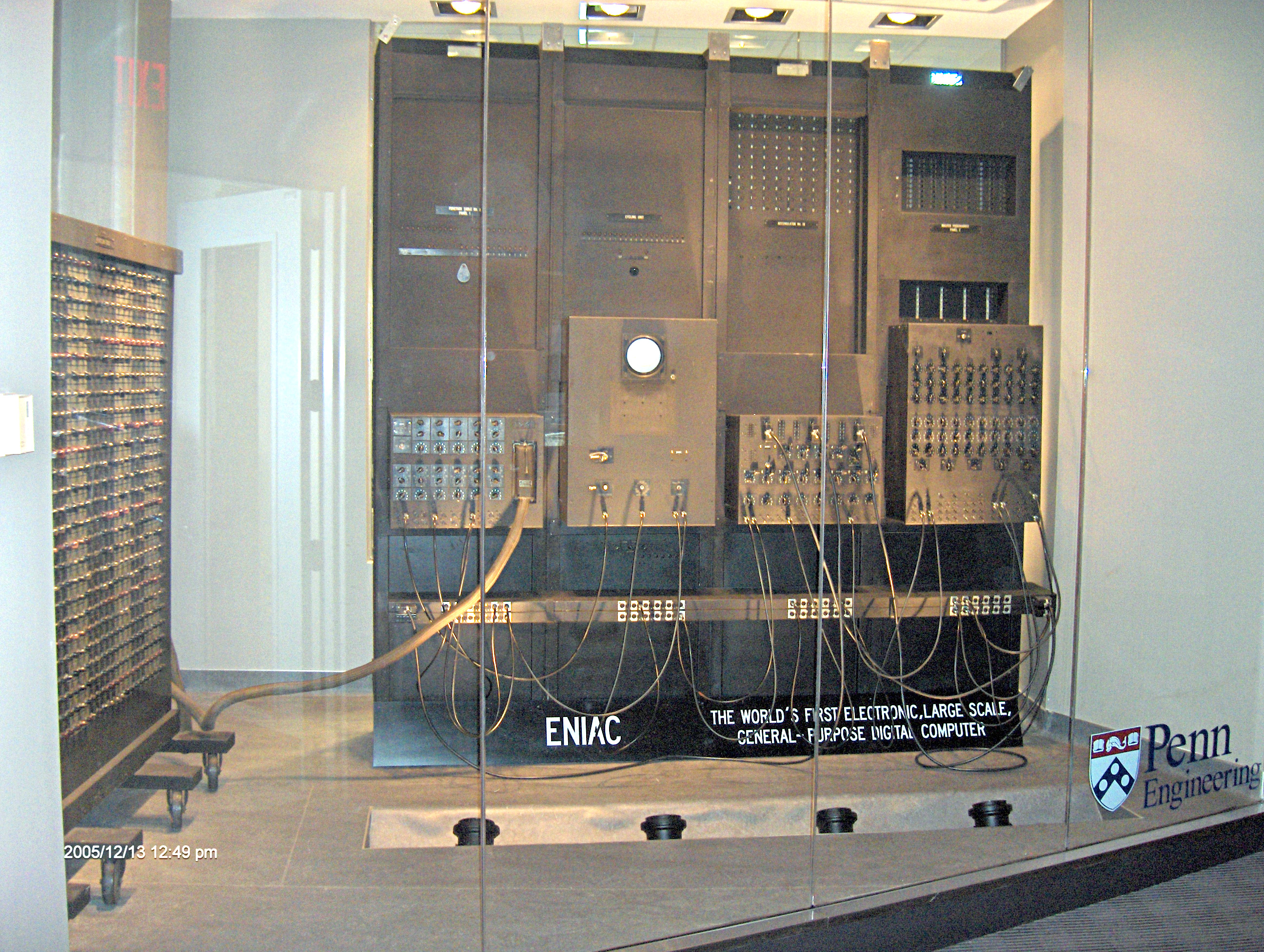 ENIAC - The world's first electronic, large scale, general-purpose digital computer